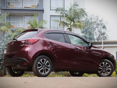 🚗 Mazda Demio 2018 – Wine Red – Stylish, Economical & Reliable