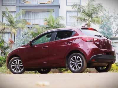 🚗 Mazda Demio 2018 – Wine Red – Stylish, Economical & Reliable