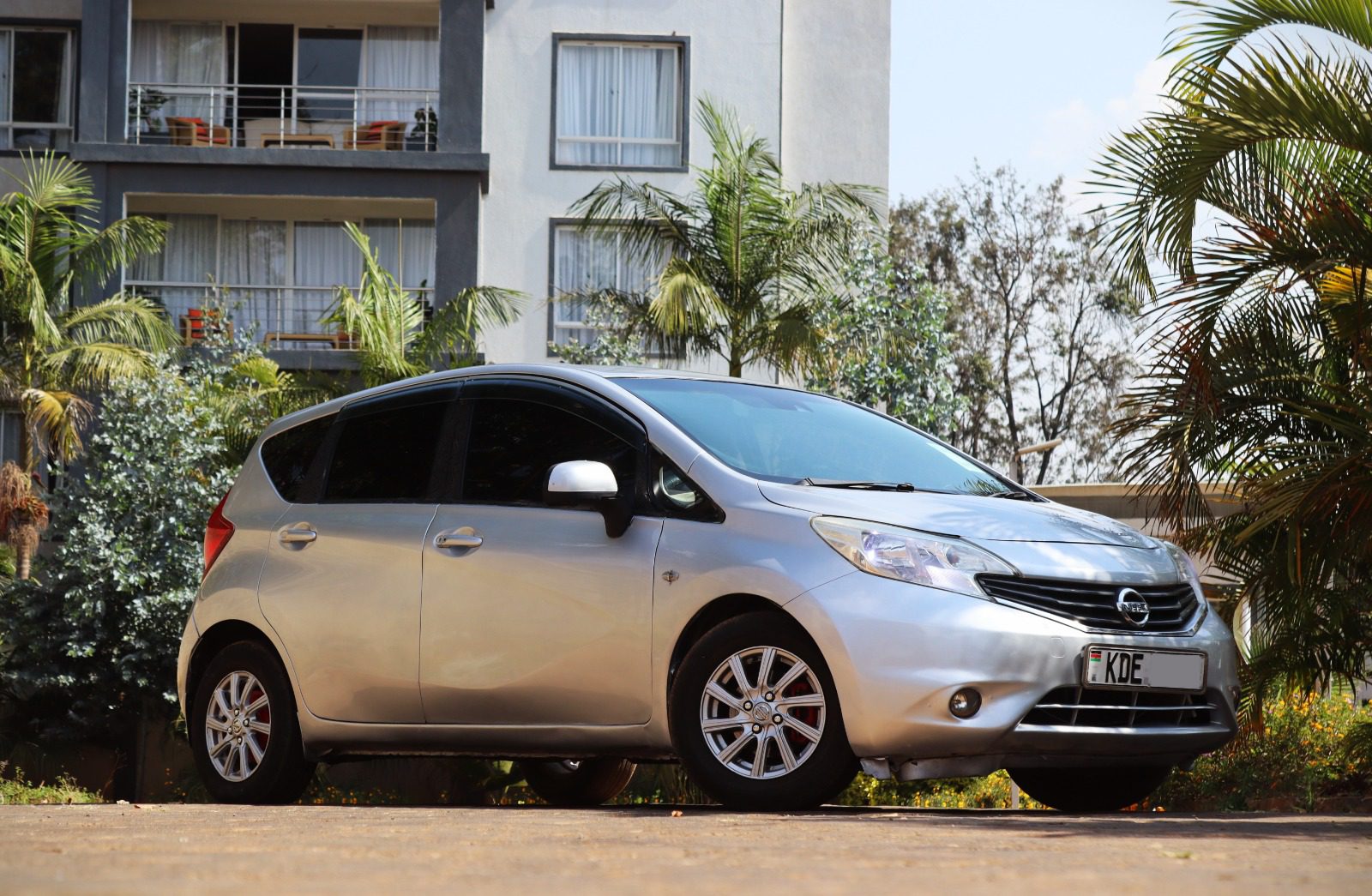2014 Nissan Note Hatchback Aesthetic Wallpaper