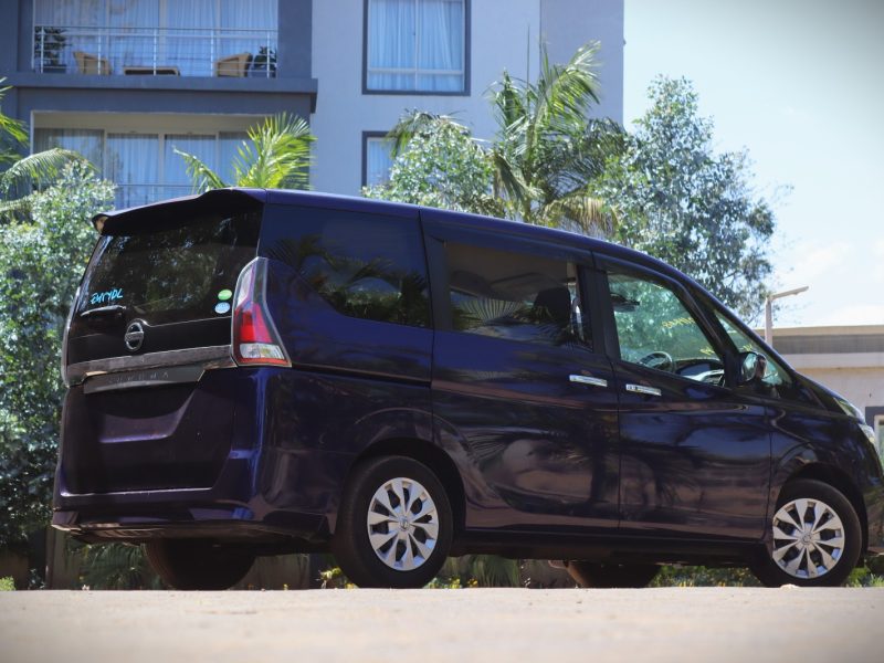Nissan Serena 2018 – Blue | 2000CC Petrol | Spacious 7/8-Seater MPV