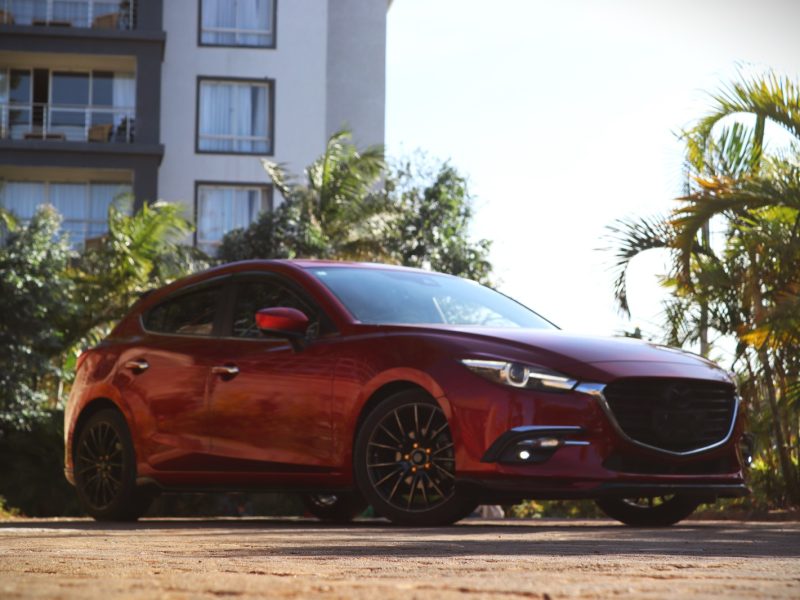 🍷 MAZDA AXELA HATCHBACK – YOM 2018 | Sporty Wine Red with a Smooth 1500CC Petrol Engine