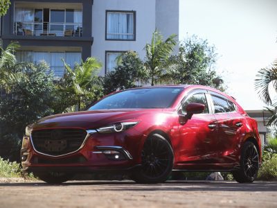 🍷 MAZDA AXELA HATCHBACK – YOM 2018 | Sporty Wine Red with a Smooth 1500CC Petrol Engine