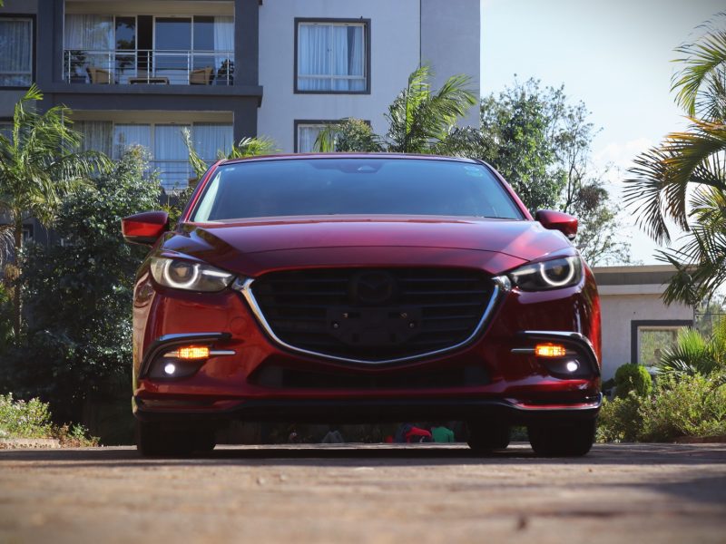 🍷 MAZDA AXELA HATCHBACK – YOM 2018 | Sporty Wine Red with a Smooth 1500CC Petrol Engine