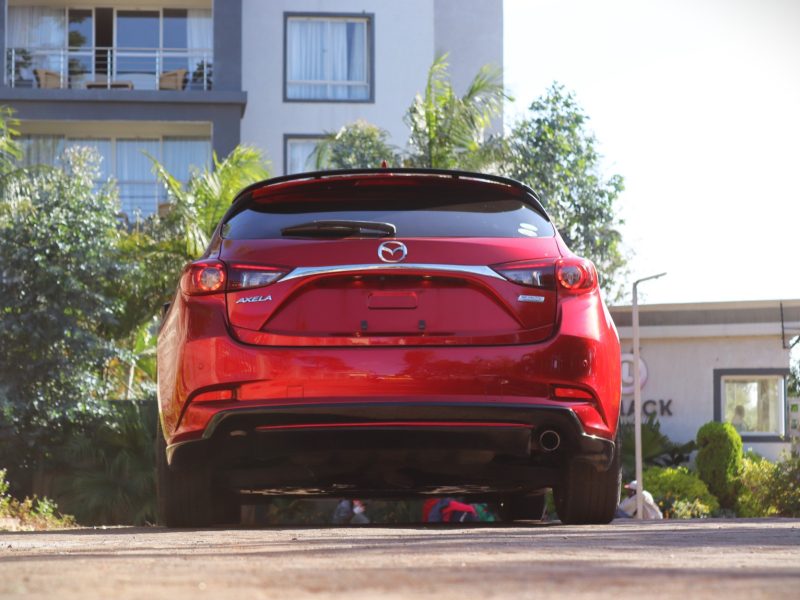 🍷 MAZDA AXELA HATCHBACK – YOM 2018 | Sporty Wine Red with a Smooth 1500CC Petrol Engine