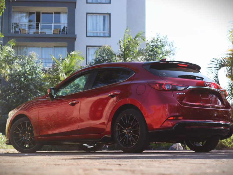 🍷 MAZDA AXELA HATCHBACK – YOM 2018 | Sporty Wine Red with a Smooth 1500CC Petrol Engine